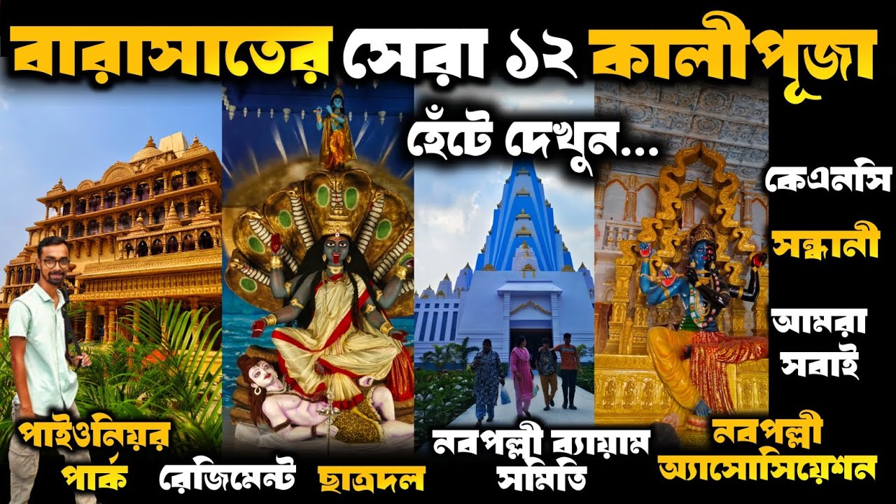 বারাসাতের সেরা ১২ কালীপূজা দেখুন হেঁটে | Kali Puja 2025 | Barasat Kali Puja Guide