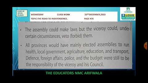 Class VII Social Studies Ch#16 Video# 23 Dec 2020
