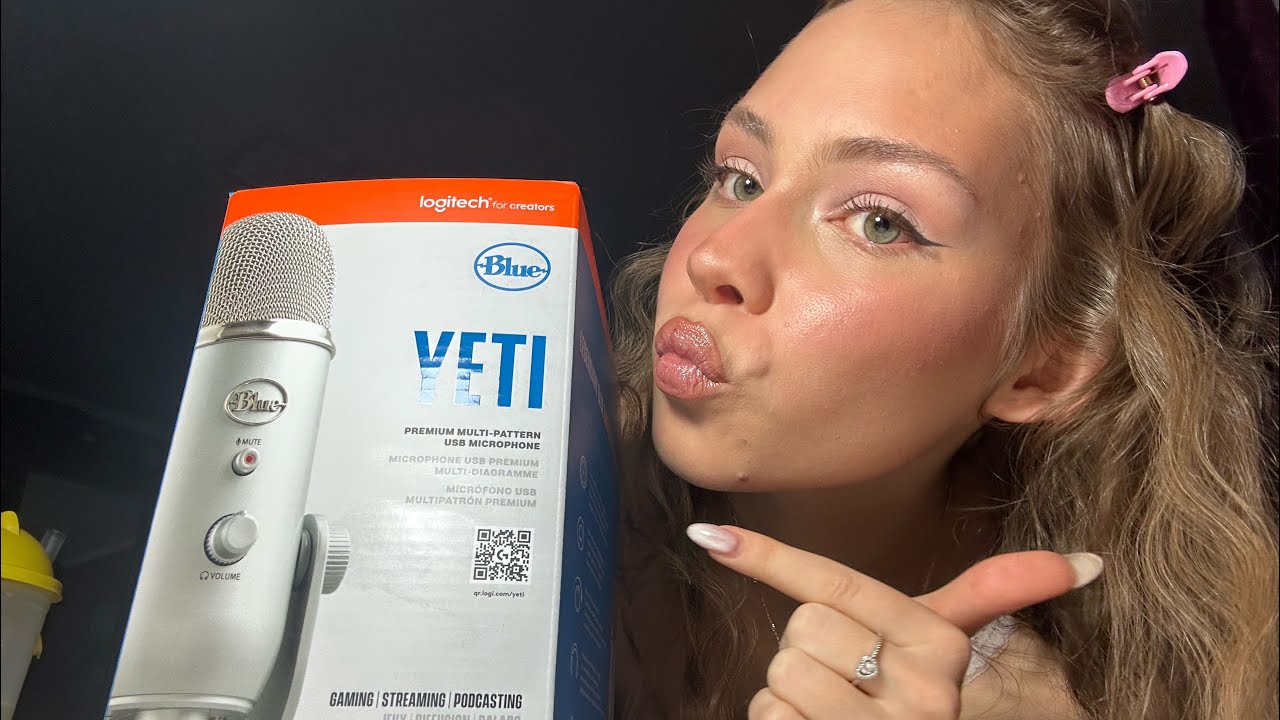 моё первое АСМР видео на новый микрофон 