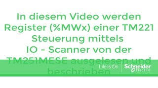 Wie wird der IO - Scanner für Modbus TCP bei einer TM251MESE konfiguriert