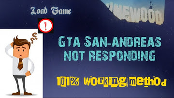 GTA SAN-ANDREAS Not Loading - freeze screen!!!!!! must watch