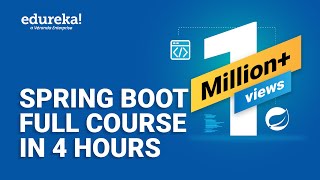 Spring Boot Full Course  Learn Spring Boot In 4 Hours | Spring Boot Tutorial For Beginner | Edureka