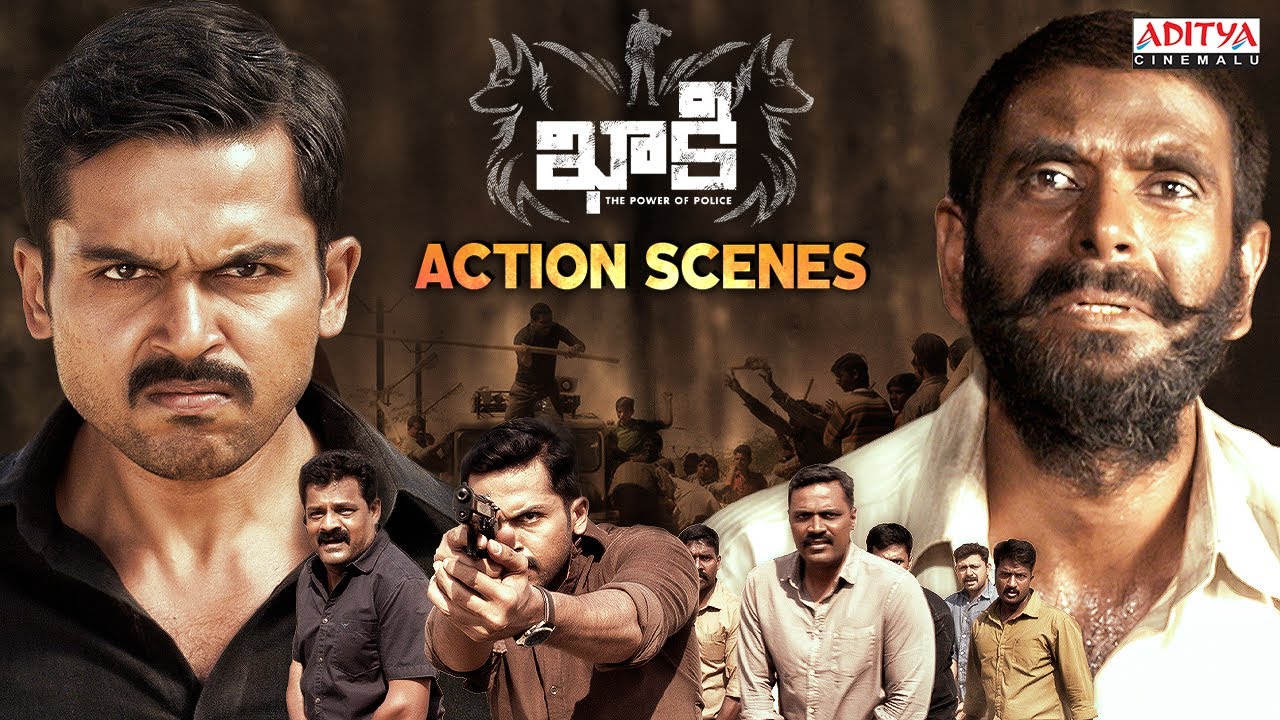 Khakee Telugu Superhit Movie Action Scenes | Karthi | Rakul Preet | Telugu Movies | Aditya Cinemalu