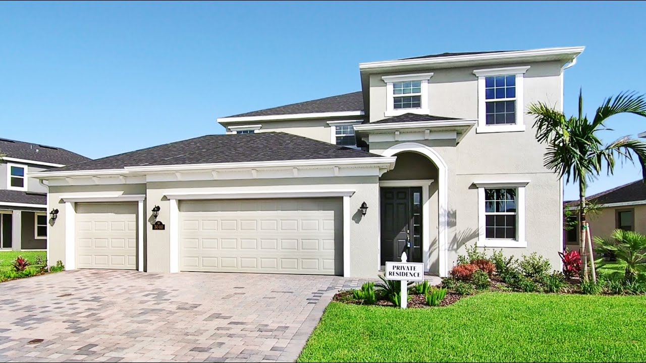 Viera New Homes Model Home Tour Valrico model Sierra Cove