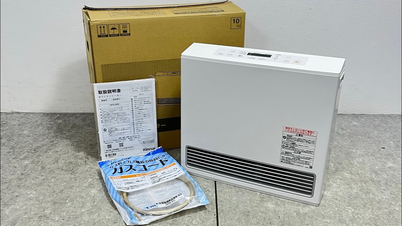□Rinnai リンナイ ガスファンヒーター RC-U5801E-WH 都市ガス用