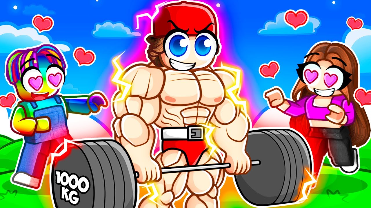 J'ai dépensé 100 000 $ pour DRAGUER des filles sur  GYM LEAGUE Roblox !
