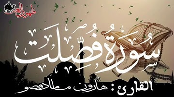 سورة فصلت للقارئ الموريتاني : هارون مامادو صو