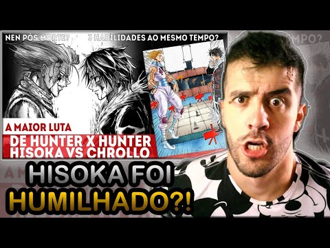 REACT HISOKA VS CHROLLO A LUTA COM HABILIDADES QUE QUEBRARAM TODOS OS LIMITES DE PODER!