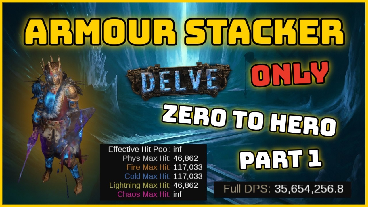 Armour Stacker Ascendant Zero To Hero DELVE ONLY - [Part1][Path of Exile 3.28]