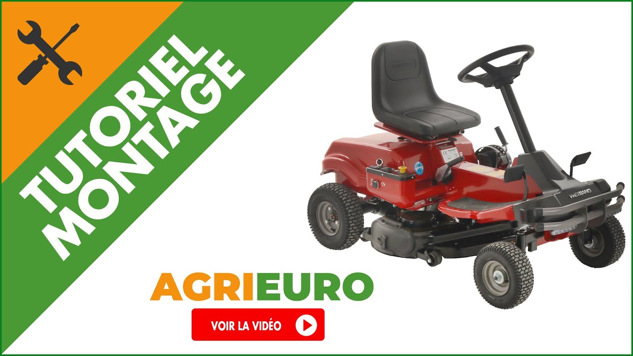 Tondeuse autoportée à batterie Weibang WB76E e-rider - Montage complet