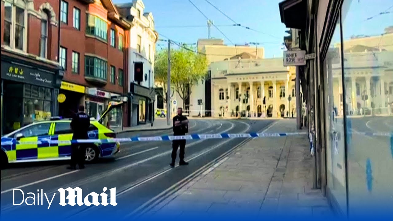 Nottingham incident: Three people dead and man arrested for van attack ...