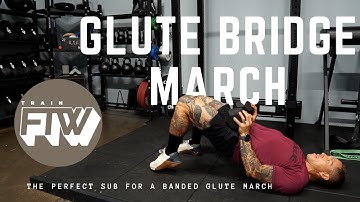 Weighted Glute Bridge March