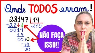 DIVISÃO , ONDE TODOS ERRAM!! COM SUPER DICA!!