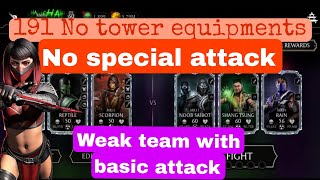 Hellspawn Tower match 191, 192, 193, 194, 195 | MK Mobile Easy win