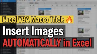 VBA image insert automatically