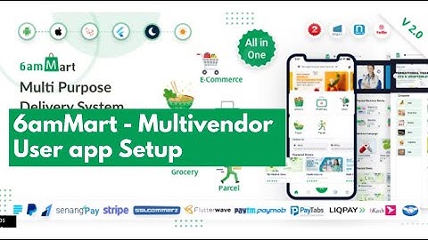 6amMart - Multi vendor User App Customization | Flutter 6amMart App| Flutter Grocery| Bangla