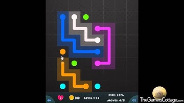 Flow Game Level - 112 [8x8] Beginners Pack Connect the Dots