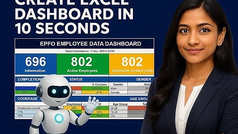 🤖📊 Create Excel Dashboard in 10 Seconds! 🚀#ExcelDashboard #ExcelTips#DataVisualization #AIAutomation