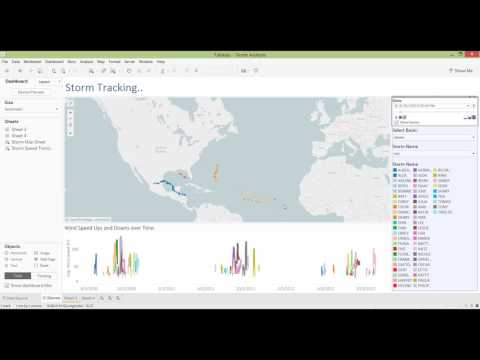 Intro to Tableau 10 - Using Page Shelf (M11)