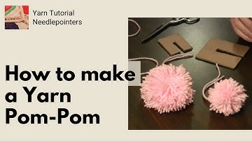 How to Make Easy Yarn Pom Poms with a Cardboard Maker