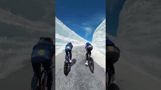 Quite the place for TT training 😲🧊  #cycling #shorts #ciclismo