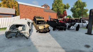 Pinto & S10 & SUV & Truck - BeamNG Drive - Demolition Derby screenshot 4