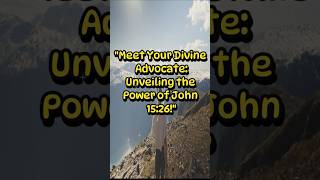 "Meet Your Divine Advocate: Unveiling the Power of John 15:26!" #grace #strong #godsgrace