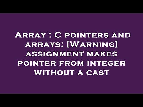 Array : C