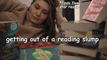 Getting Out of a Reading Slump...  (it worked⭐)