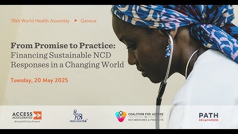 From Promise to Practice: Financing Sustainable NCD Responses for a Changing World