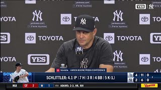 Aaron Boone discusses game against Rays