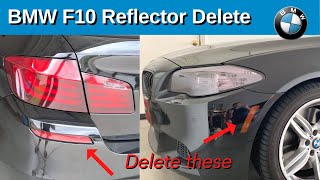 Reflector Delete vs. Light Smoke Tint | BMW F10 DIY | BOND Garage