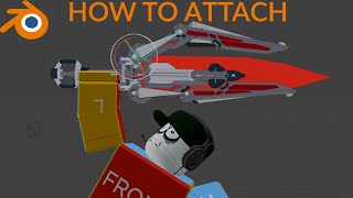 [ROBLOX/Blender] How to attach rigged weapons/items to IK rigs (the correct way)