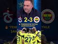 Fenerbahçe'nin Yeni Taktiği! 😱 #fenerbahçe #tedesco #shorts #süperlig #futbol