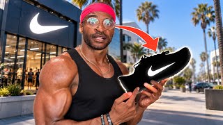 Testing unreleased Nike training shoes in Los Angeles