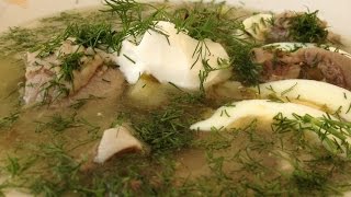 Зеленый Борщ - Секрет Приготовления Вкусного Борща (Щавелевый Суп) | Green Borsch, Sorrel Soup
