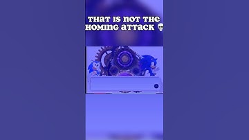 That IS NOT The Homing attack 💀