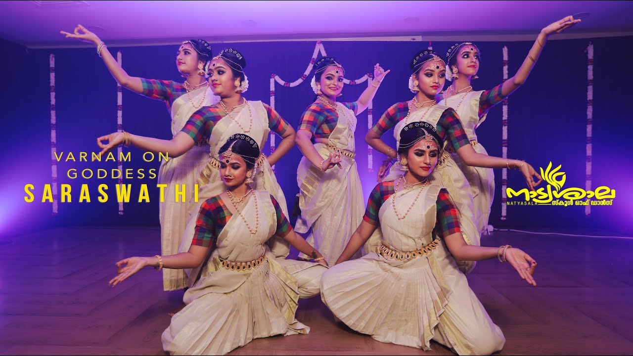 Bharathanatya Varnam based on goddess Saraswati Vijayadasami special Natyasala school of dance