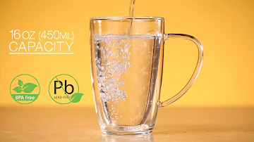 KitchenKite - double-wall glass mug promo video.