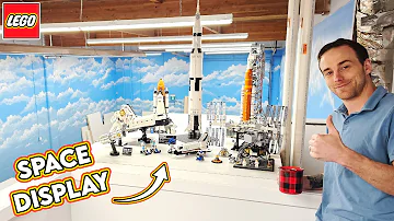 Creating a LEGO SPACE Display in the Studio!