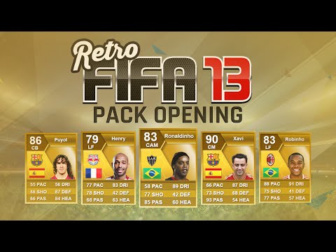 FIFA 13 RETRO - PACK OPENING !