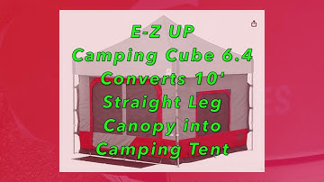 E-Z UP Camping Cube 6.4, Converts 10