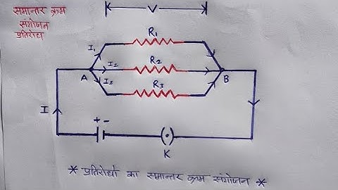 प्रतिरोध का समांतर क्रम संयोजन | #8 | तुल्य प्रतिरोध का सूत्र | Parallel combination | class 12th