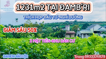 SP68. ĐẤT 2 MẶT TIỀN ĐAMB’RI. GIẢM TỪ 8TỶ XUỐNG 4TỶ