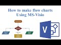How to make flow charts Using MS-Visio | Microsoft Visio Pro 2019🔥🔥 | in Hindi