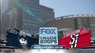 FOX College Hoops intro | 1 UConn @ St  John's | 2/3/2024