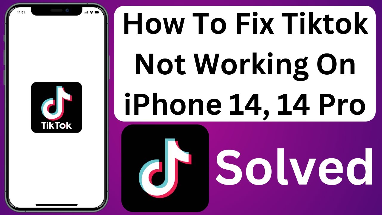 How To Fix Tiktok Not Working Issue On iPhone 14, 14 Pro, Pro Max ...
