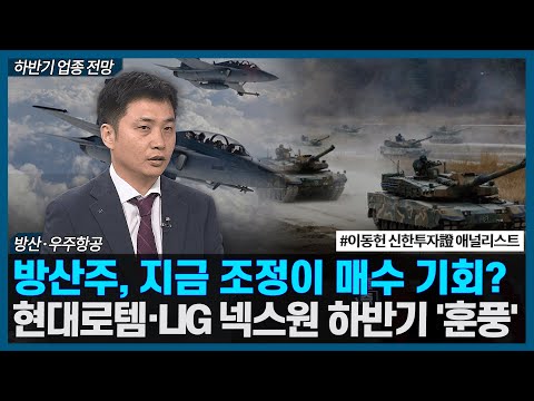 방산주, 지금 조정이 매수 기회? 현대로템·LIG 넥스원 하반기 &amp;#39;훈풍&amp;#39; / #하반기_업종전망 / 한국경제TV