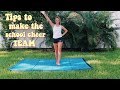 Tips on how to make the school cheer team | Emma Marie