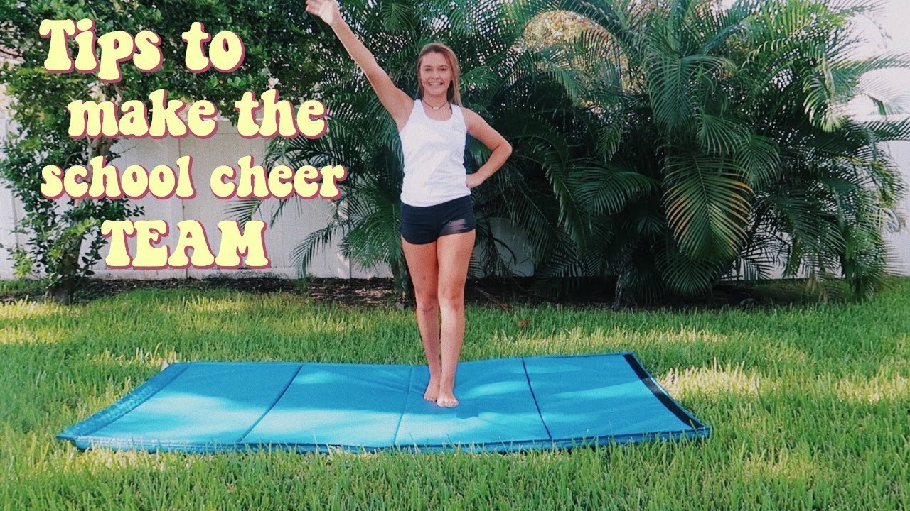 Tips on how to make the school cheer team | Emma Marie